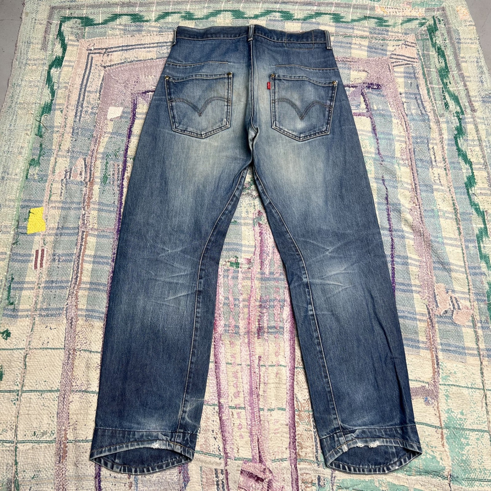 Vintage Levis Engineered Jeans Mens Twisted Button Fly Fits 32x31